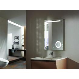 Настенное зеркало с увеличением и подсветкой для ванной Секай