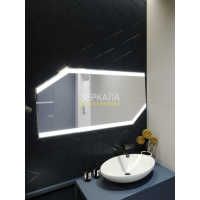 Зеркало для ванной с подсветкой Спейс 160х80 см